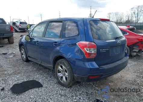 2014 Subaru Forester 2.5I from USA, damaged, VIN JF2SJAAC7EH456642
